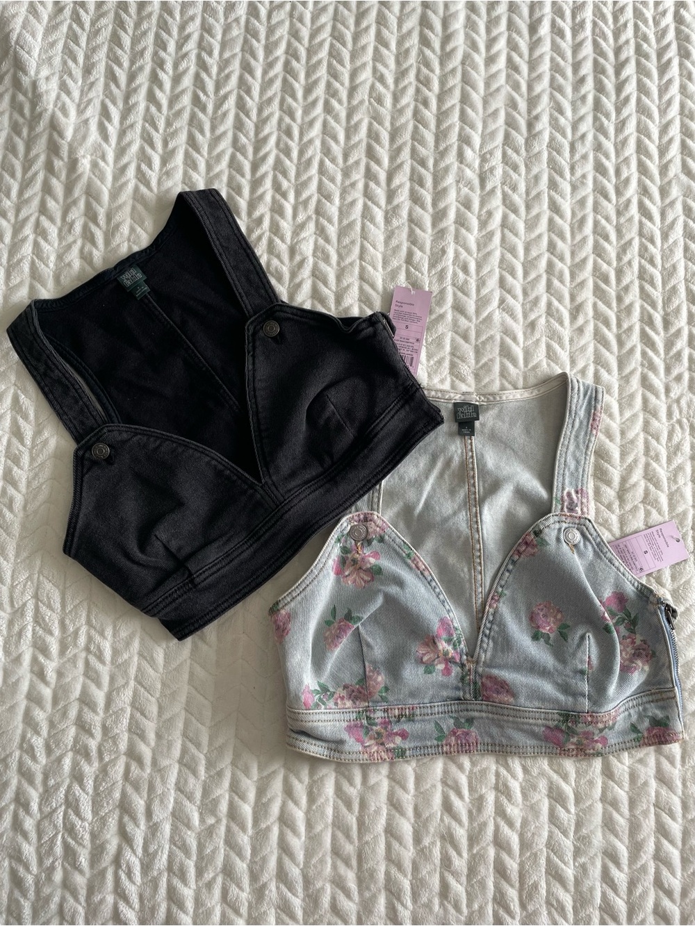 NWT - Women’s Cropped Denim Vests